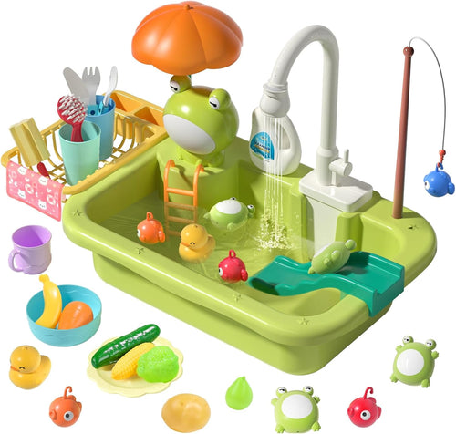 Velora™ Cuisine jouet avec robinet magique
