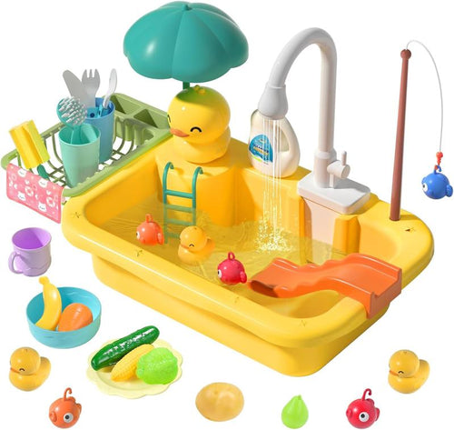 Velora™ Cuisine jouet avec robinet magique