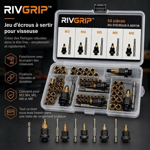 Velora Grip™ | Un filetage de qualité usine dans la tôle fine