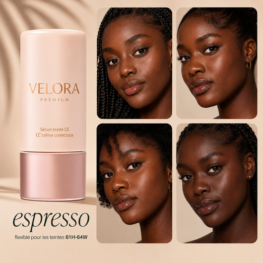 Velora Teint™ | Sérum CC Correcteur de Teint qui s'Adapte à Votre Peau