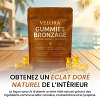 Velora™ Le bronzage que votre peau mérite, sans jamais l'abîmer