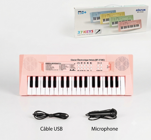 Velora Mélodie™ | Le premier piano de votre enfant, pour éveiller sa passion pour la musique