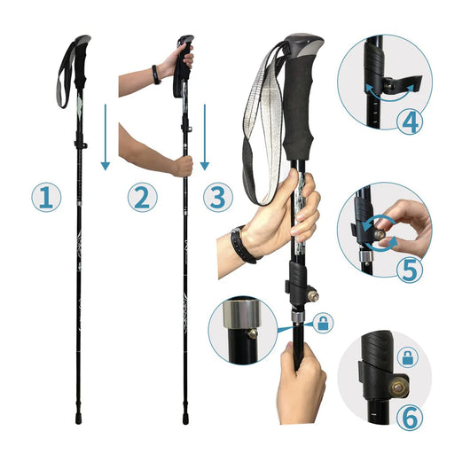 FlexiBrace™ Bastoncini da camminata pieghevoli