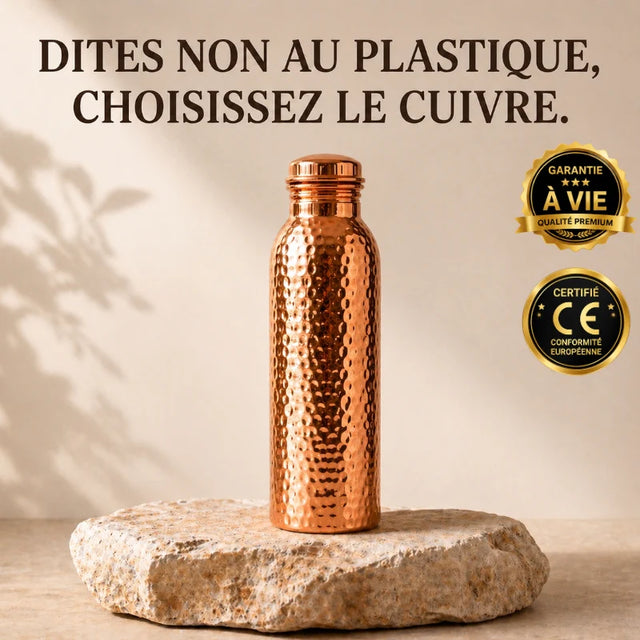 Velora Bouteille en Cuivre Certifiée®