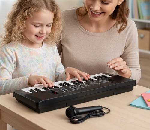 Velora Mélodie™ | Le premier piano de votre enfant, pour éveiller sa passion pour la musique