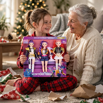 Poupées K-Pop chantantes, coffret de trois