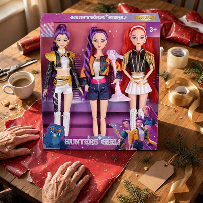 Poupées K-Pop chantantes, coffret de trois
