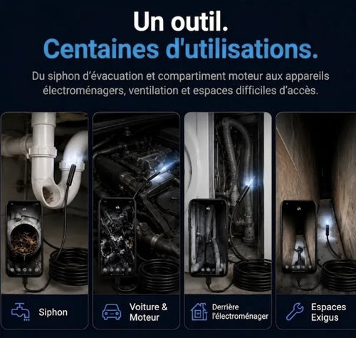Velora Vision™ | Caméra d'inspection pour smartphone