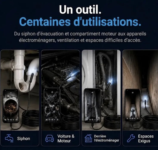 Velora Vision™ | Caméra d'inspection pour smartphone