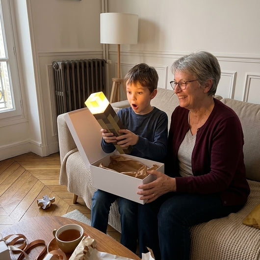 Torche Pixel, veilleuse Minecraft rechargeable