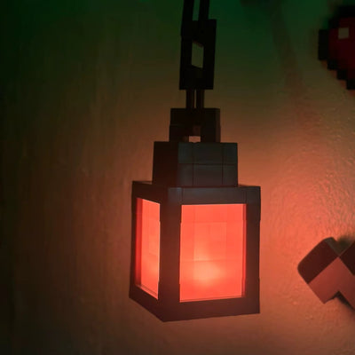 Torche Pixel, veilleuse Minecraft rechargeable