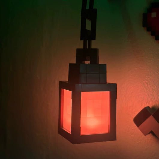 Torche Pixel, veilleuse Minecraft rechargeable