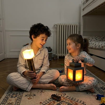 Torche Pixel, veilleuse Minecraft rechargeable