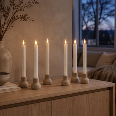Velora Flamme bougies LED rechargeables