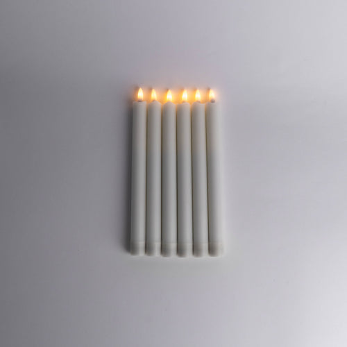 Velora Flamme™ Bougies LED rechargeables, lot de 6