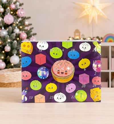 Calendrier de l'Avent Squishy de Noël 2026 | 24 cases, 24 squishy tout doux différents